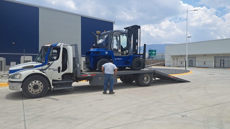 Load walked into the building.