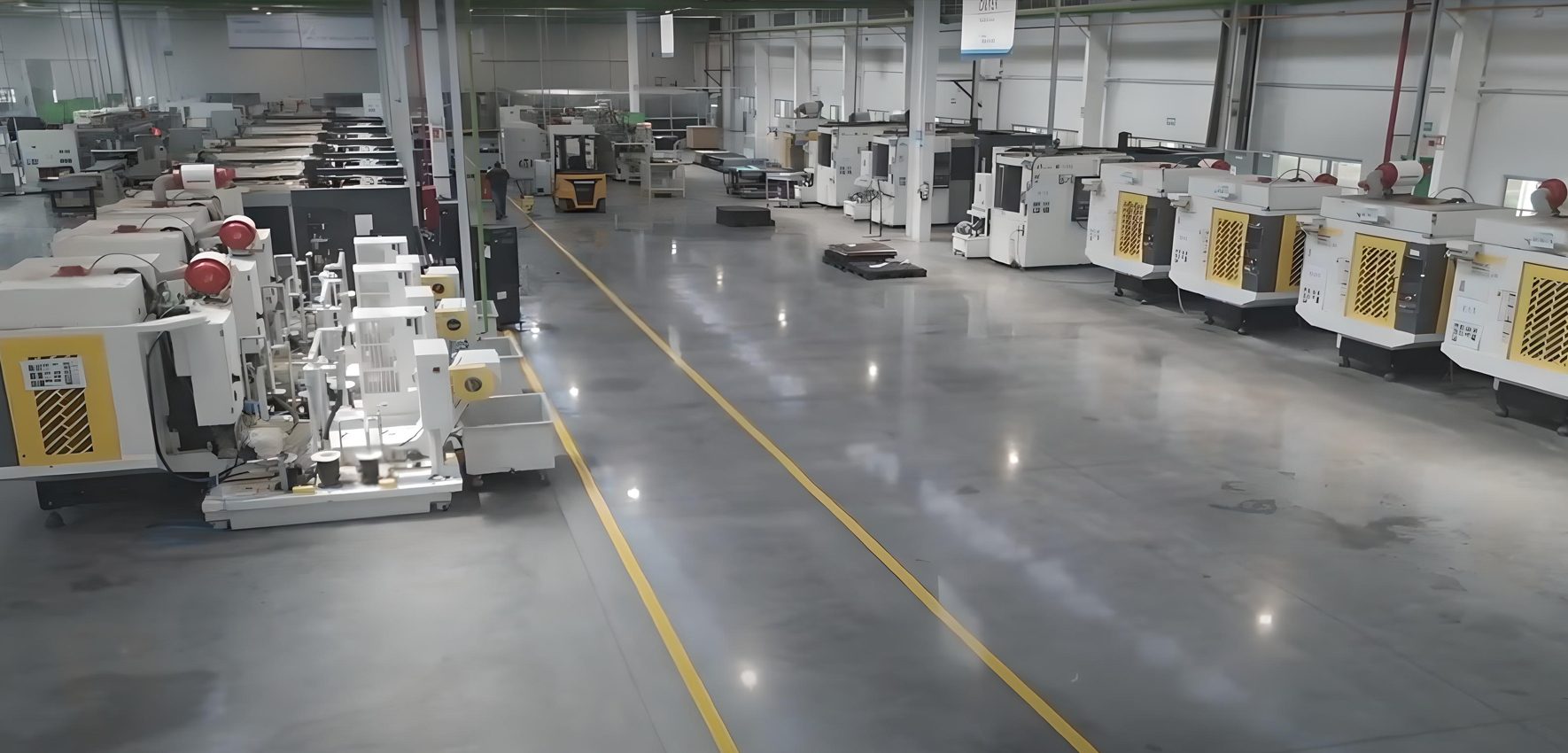 The completed valve body machining line.